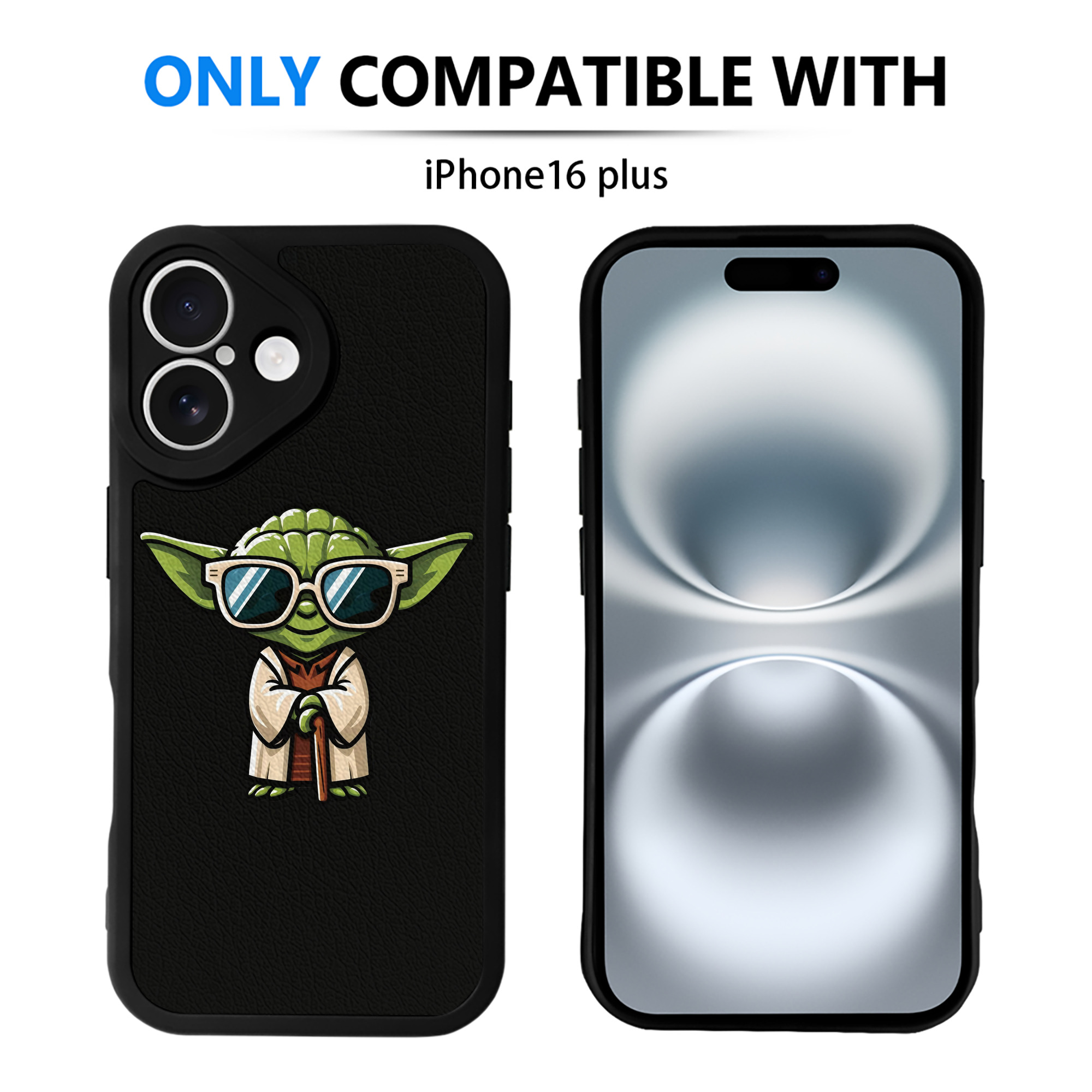 （画像用） スター・ウォーズ Star Wars 【iPhone 16シリーズ対応】シリコンスマホケース（レザー調） 材質：シリコン